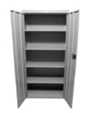 B3 Gabinete Filer Metálico Color Gris GABC-4E-GR Abierto-600×600