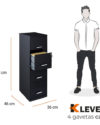archivero-carta-4-gavetas-klever